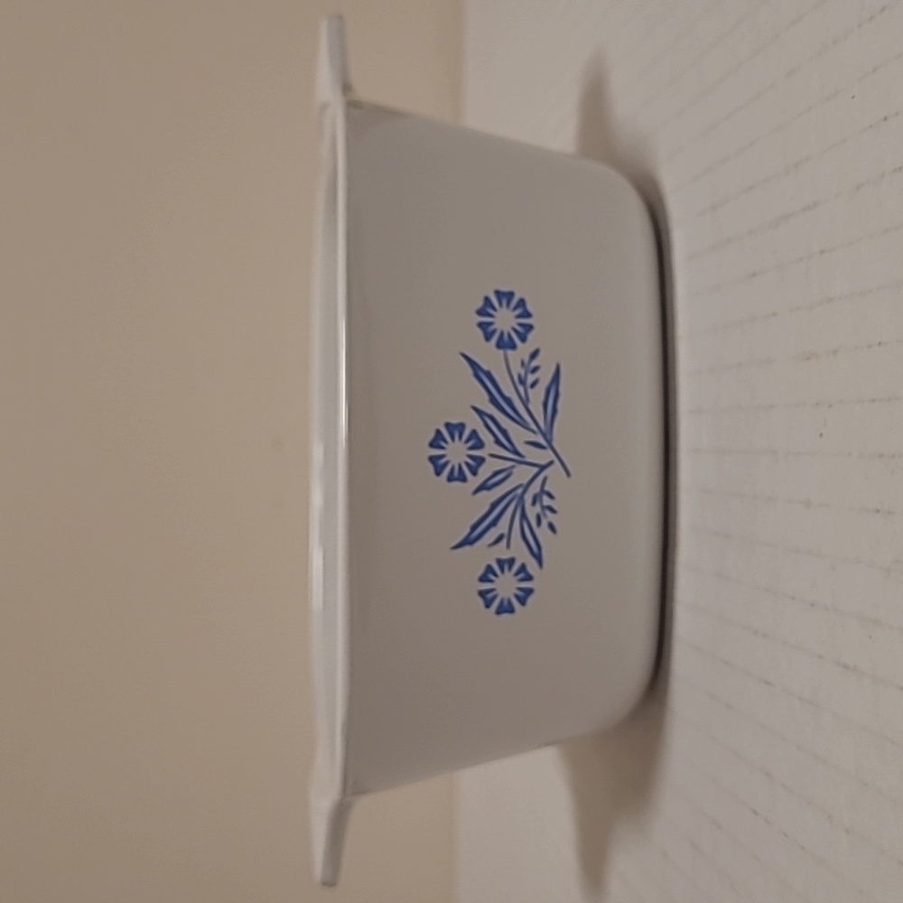 Vintage Blue Cornflower Corningware Casserole Dish